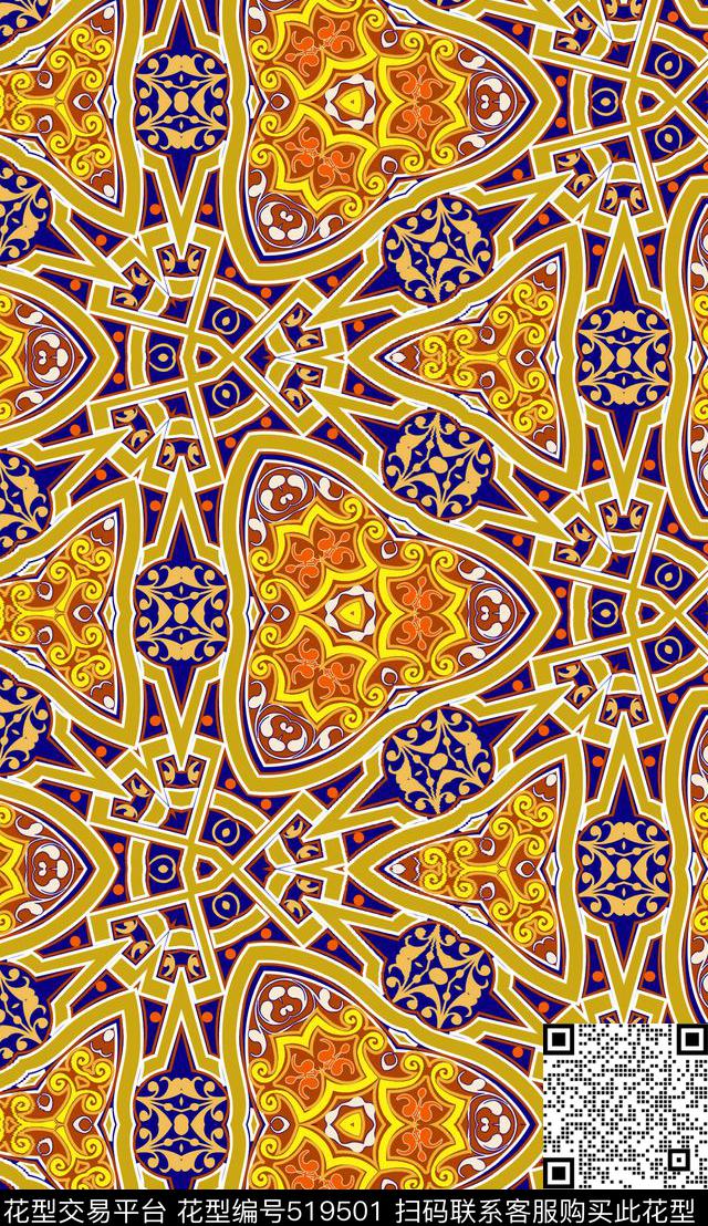 民族J-民族风/National复古传统印花华亿平台下载（图片编号: 519501） - 瓦栏（Walan）