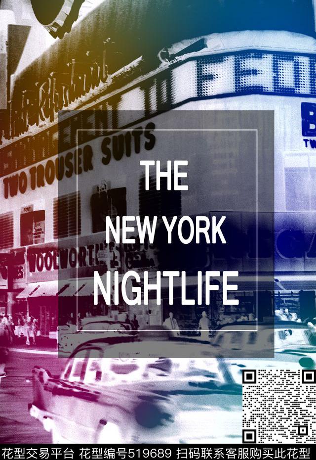 潮流时尚定位T恤卫衣印花纽约数码印花华亿平台下载（图片编号: 519689） - 瓦栏（Walan）