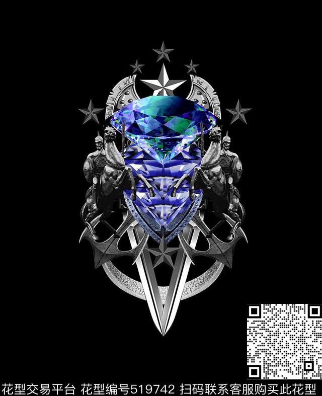 大牌图案雕塑纪梵希数码印花华亿平台下载（图片编号: 519742） - 瓦栏（Walan）