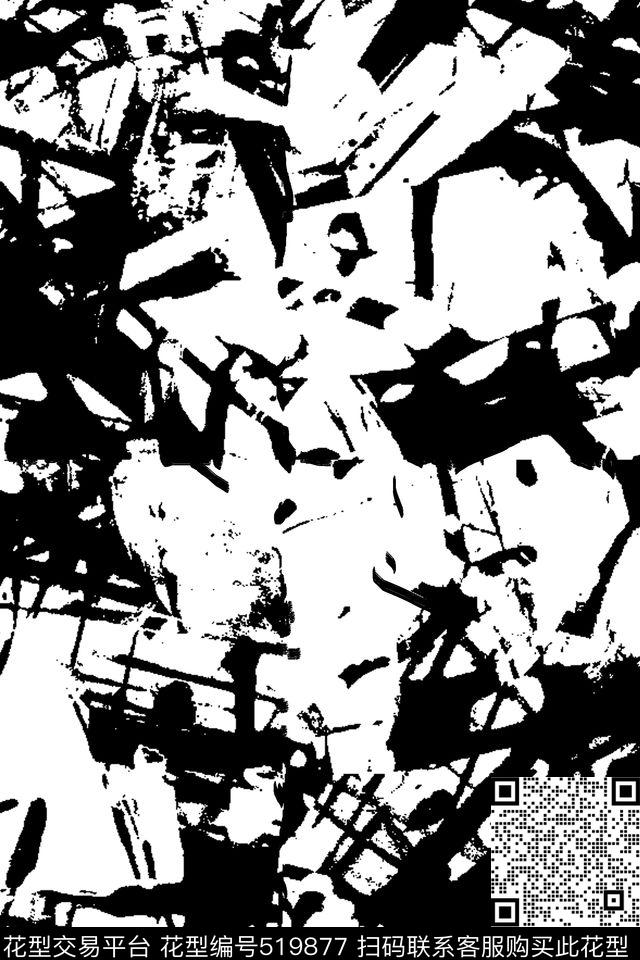 抽象纹理嘻哈传统印花华亿平台下载（图片编号: 519877） - 瓦栏（Walan）