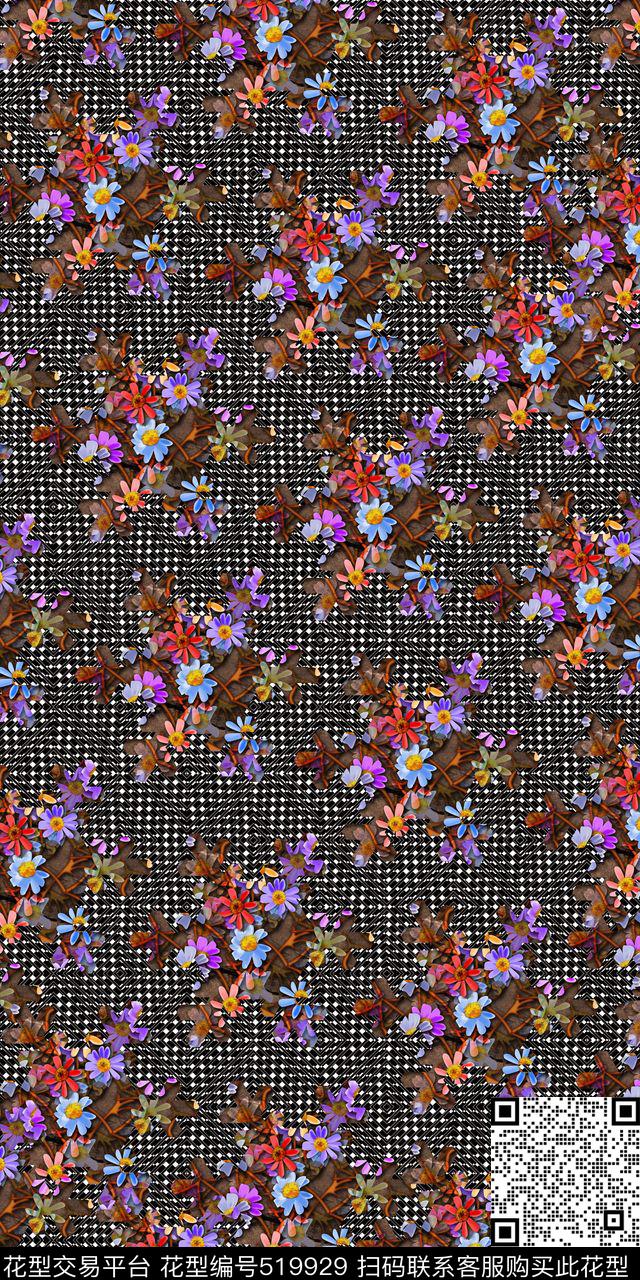 几何女装花卉时尚数码数码印花华亿平台下载（图片编号: 519929） - 瓦栏（Walan）