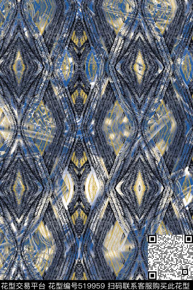 服装复古夹克数码印花华亿平台下载（图片编号: 519959） - 瓦栏（Walan）