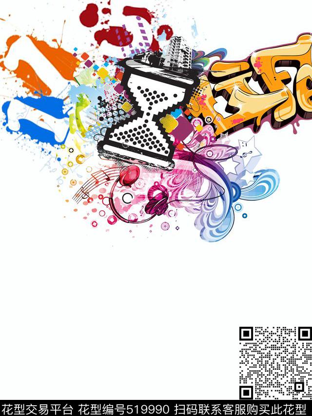 时尚流年潮流数码印花华亿平台下载（图片编号: 519990） - 瓦栏（Walan）