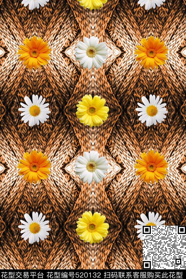 服装家纺时尚潮流数码印花华亿平台下载（图片编号: 520132） - 瓦栏（Walan）