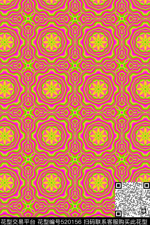 波普瓷砖花纹民族风传统印花华亿平台下载（图片编号: 520156） - 瓦栏（Walan）