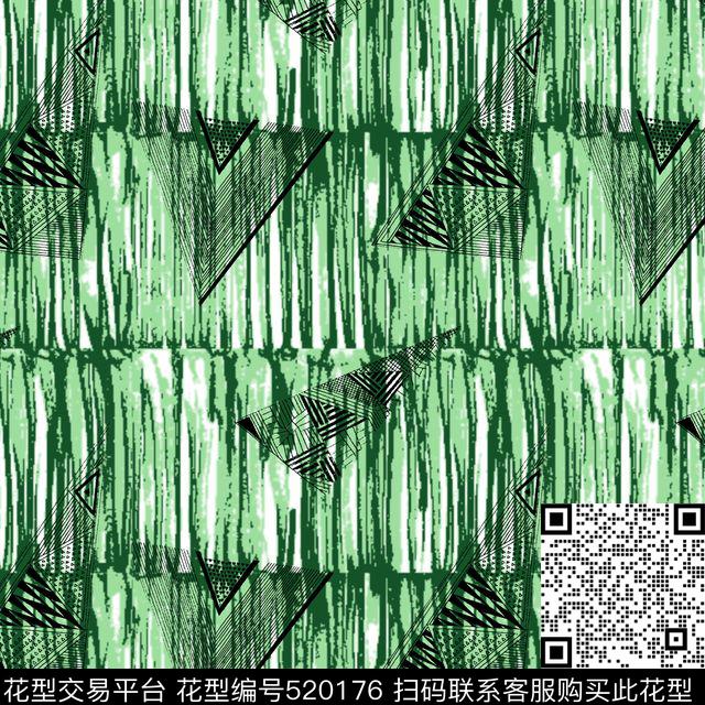 几何线条格子传统印花华亿平台下载（图片编号: 520176） - 瓦栏（Walan）