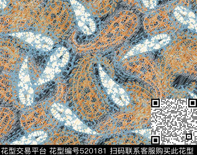 几何线条格子传统印花华亿平台下载（图片编号: 520181） - 瓦栏（Walan）