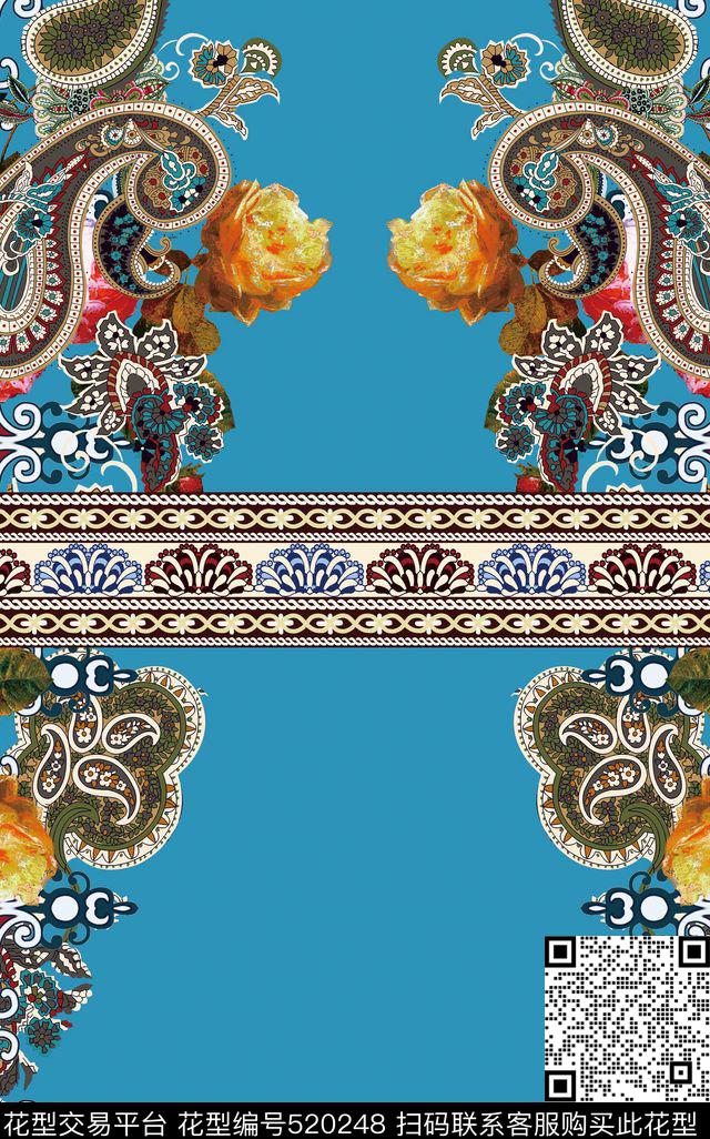 原创定位民族数码印花华亿平台下载（图片编号: 520248） - 瓦栏（Walan）