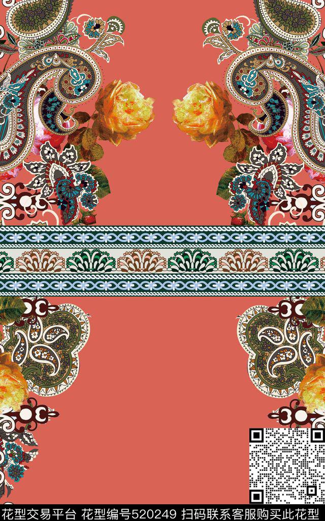 原创定位民族数码印花华亿平台下载（图片编号: 520249） - 瓦栏（Walan）