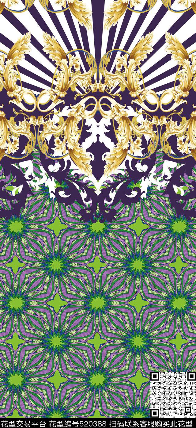 原创定位民族数码印花华亿平台下载（图片编号: 520388） - 瓦栏（Walan）