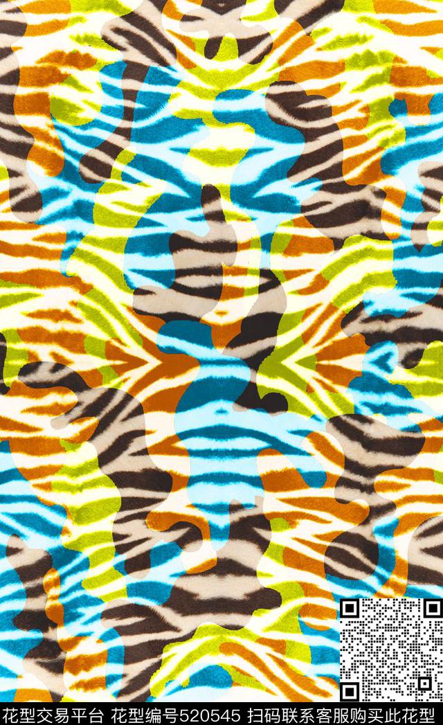 豹纹布艺家纺数码印花华亿平台下载（图片编号: 520545） - 瓦栏（Walan）