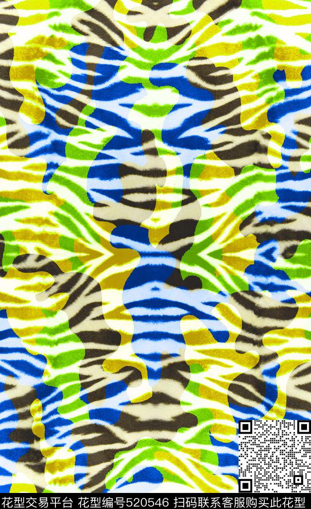 豹纹布艺家纺数码印花华亿平台下载（图片编号: 520546） - 瓦栏（Walan）