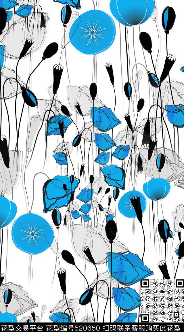 创意满版线条传统印花华亿平台下载（图片编号: 520650） - 瓦栏（Walan）