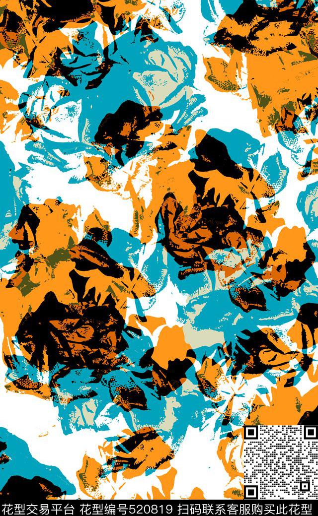 服装设计几何抽象面料窗帘布传统印花华亿平台下载（图片编号: 520819） - 瓦栏（Walan）