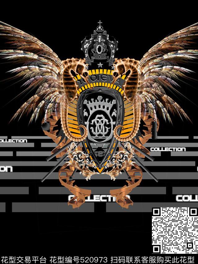 3Djustcavalli数码印花华亿平台下载（图片编号: 520973） - 瓦栏（Walan）