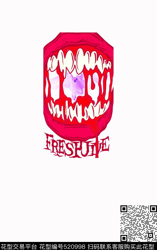 时尚潮流服装时尚潮流服装鸟独幅传统印花华亿平台下载（图片编号: 520998） - 瓦栏（Walan）