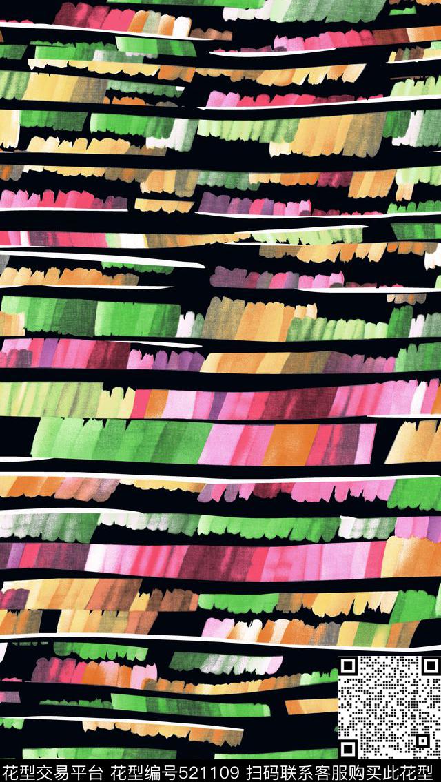 抽象简约中国风数码印花华亿平台下载（图片编号: 521109） - 瓦栏（Walan）