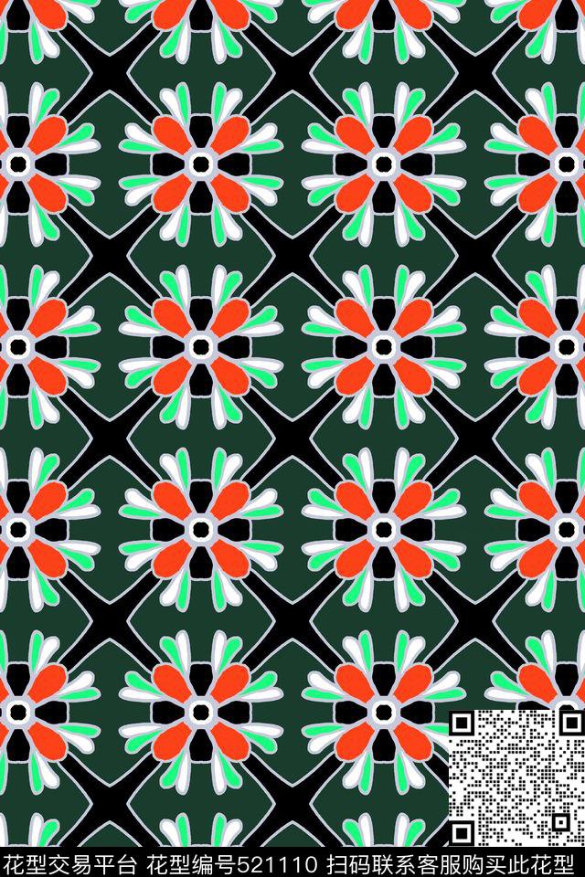 民族风女装新古典传统印花华亿平台下载（图片编号: 521110） - 瓦栏（Walan）