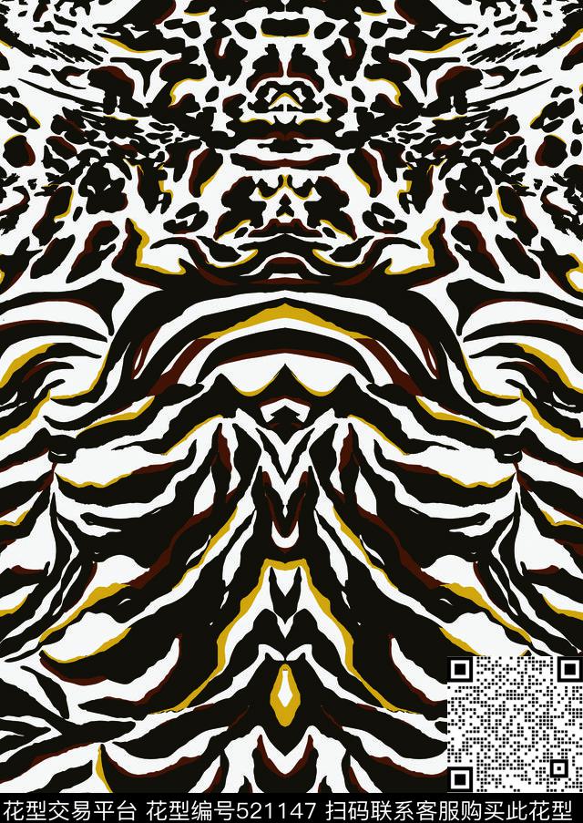 欧美时尚潮流传统印花华亿平台下载（图片编号: 521147） - 瓦栏（Walan）