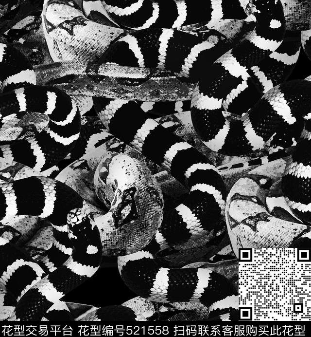 大牌蛇纹肌理数码印花华亿平台下载（图片编号: 521558） - 瓦栏（Walan）