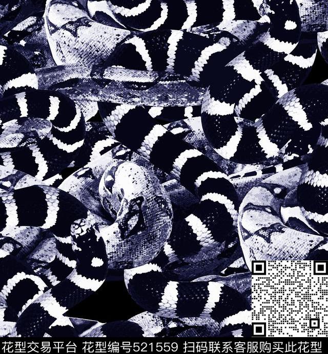 大牌蛇纹肌理数码印花华亿平台下载（图片编号: 521559） - 瓦栏（Walan）