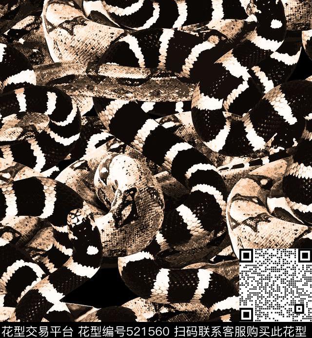 大牌蛇纹肌理数码印花华亿平台下载（图片编号: 521560） - 瓦栏（Walan）