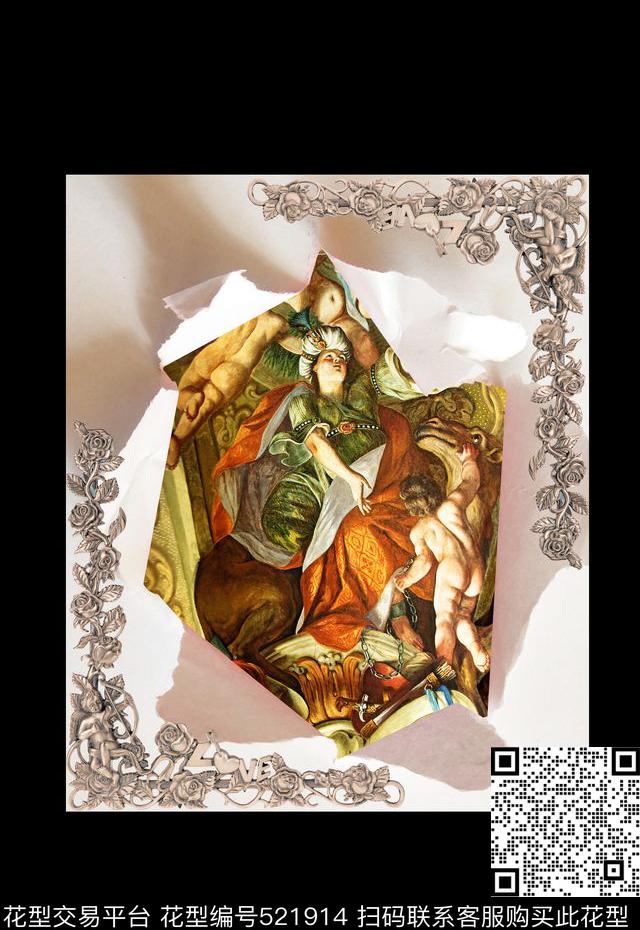 3D立体T恤卫衣数码印花潮流时尚数码印花华亿平台下载（图片编号: 521914） - 瓦栏（Walan）