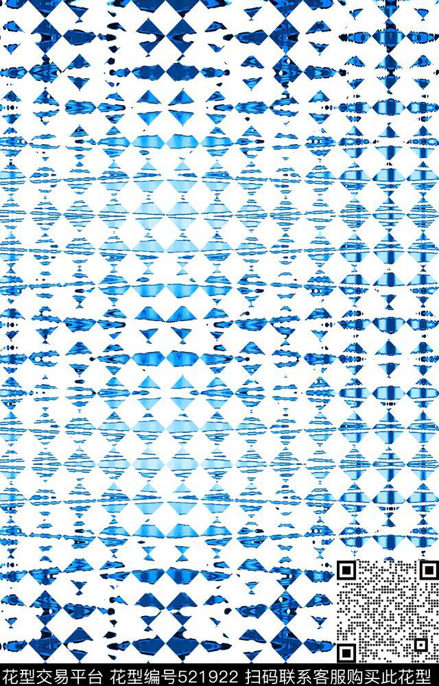 定位波纹抽象传统印花华亿平台下载（图片编号: 521922） - 瓦栏（Walan）