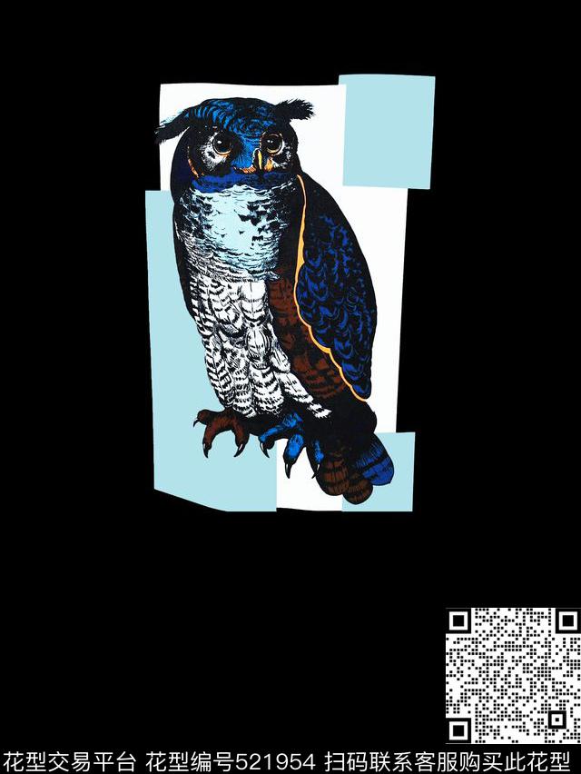 流行时尚鹦鹉传统印花传统印花华亿平台下载（图片编号: 521954） - 瓦栏（Walan）