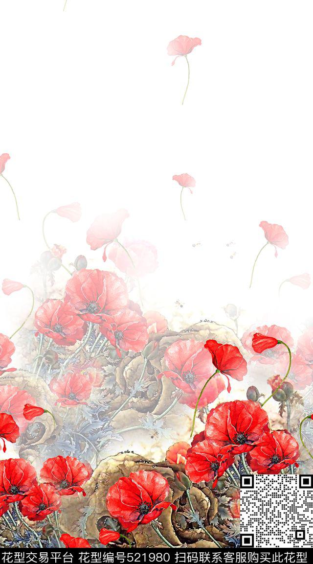 定位虞美人连衣裙华亿平台数码印花华亿平台下载（图片编号: 521980） - 瓦栏（Walan）