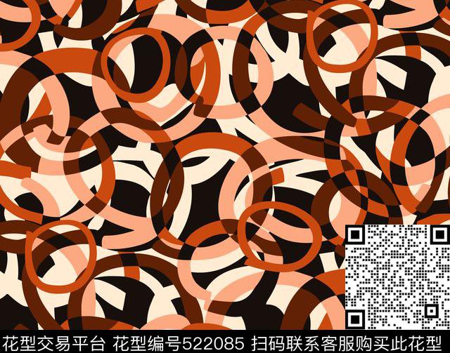 分色几何色块传统印花华亿平台下载（图片编号: 522085） - 瓦栏（Walan）