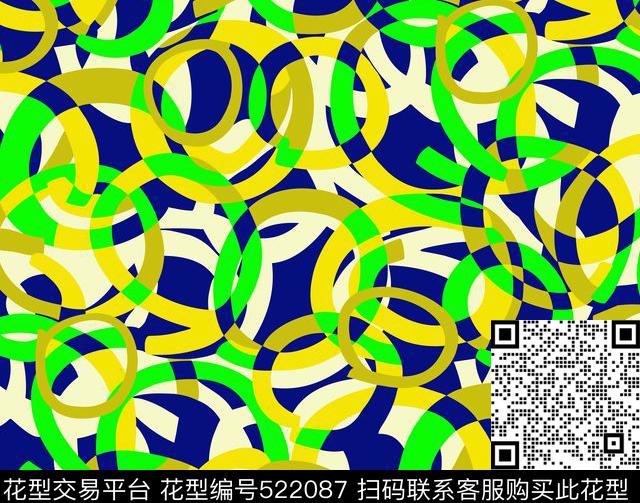 分色几何色块传统印花华亿平台下载（图片编号: 522087） - 瓦栏（Walan）