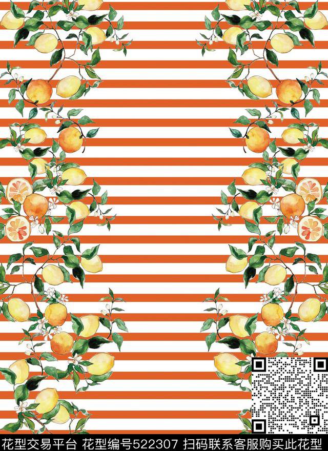 原创植物时尚数码印花华亿平台下载（图片编号: 522307） - 瓦栏（Walan）
