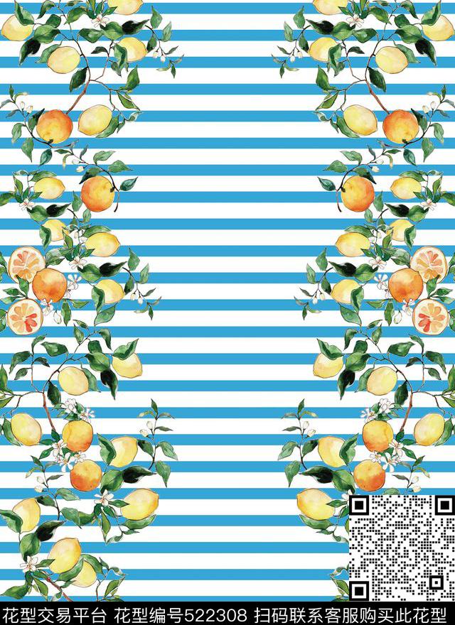 原创植物时尚数码印花华亿平台下载（图片编号: 522308） - 瓦栏（Walan）