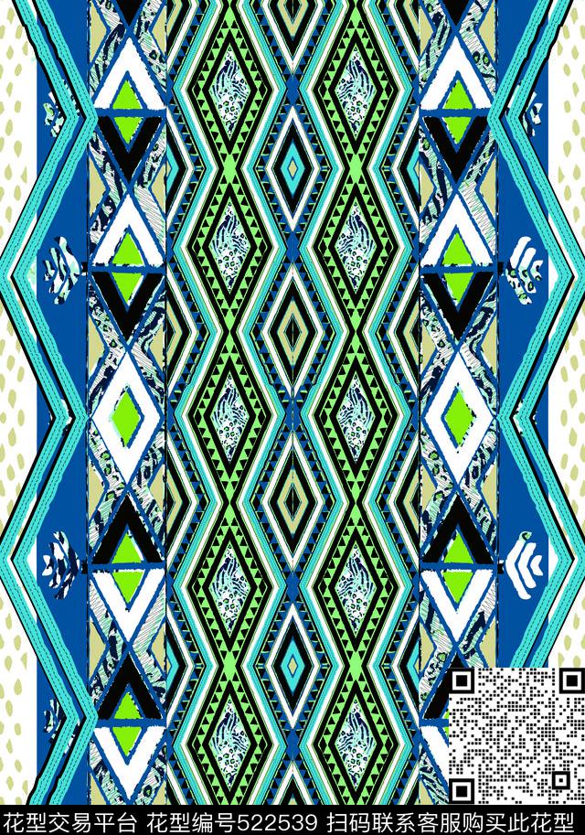 豹纹几何时尚传统印花华亿平台下载（图片编号: 522539） - 瓦栏（Walan）