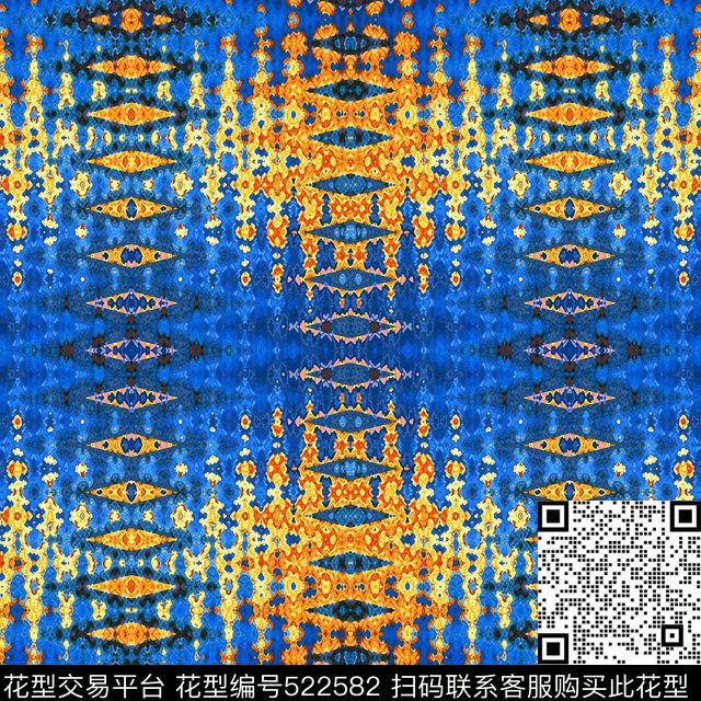 抽象跳动的波纹传统印花华亿平台下载（图片编号: 522582） - 瓦栏（Walan）