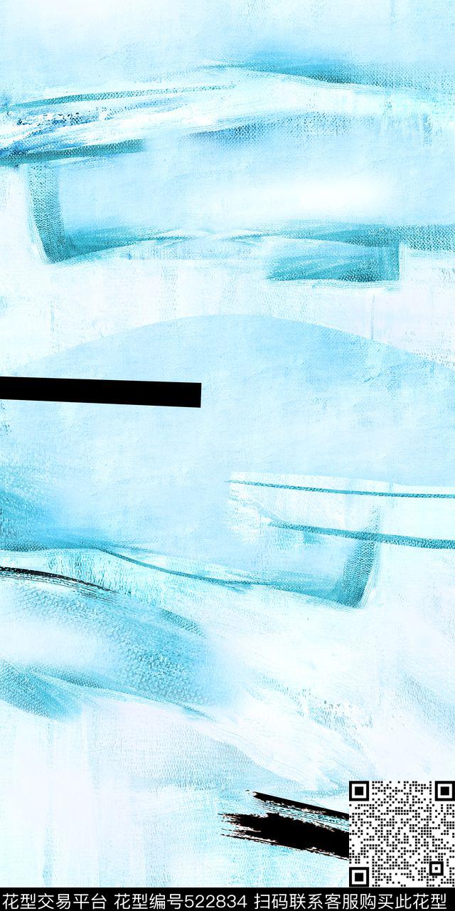 抽象几何条子肌理传统印花华亿平台下载（图片编号: 522834） - 瓦栏（Walan）