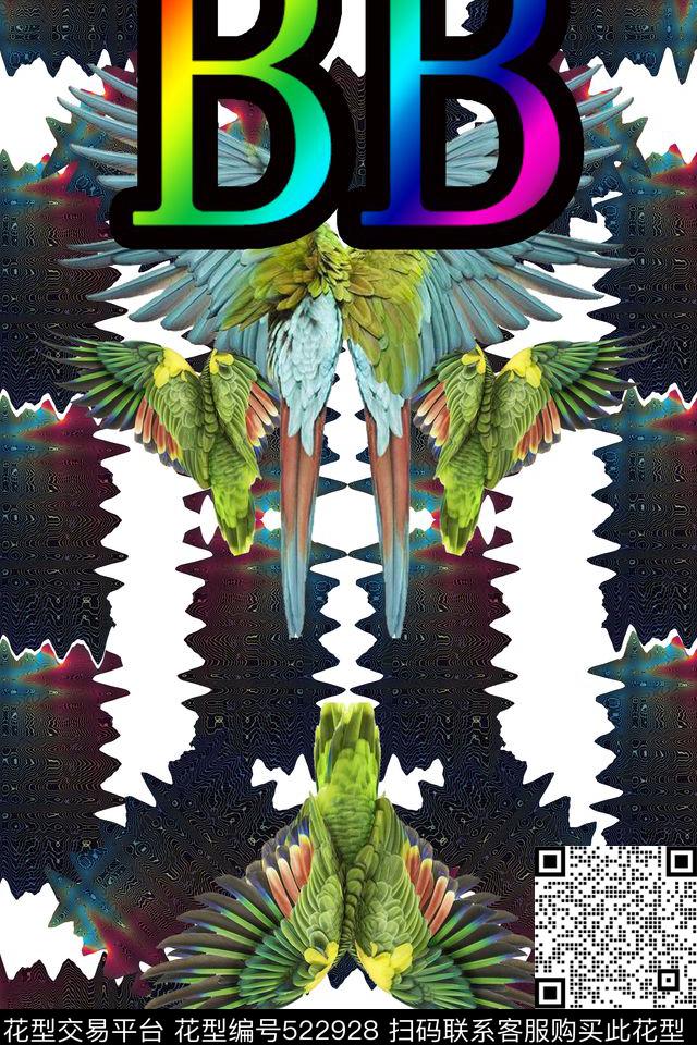 创意图案设计创意服装面料潮流数码印花华亿平台下载（图片编号: 522928） - 瓦栏（Walan）