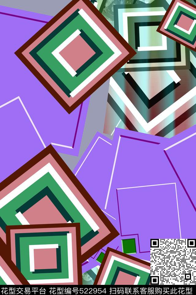 欧式宫廷风男女服装长巾丝巾数码印花华亿平台下载（图片编号: 522954） - 瓦栏（Walan）