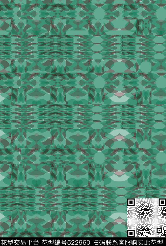 抽象传统华亿平台大衣传统印花华亿平台下载（图片编号: 522960） - 瓦栏（Walan）