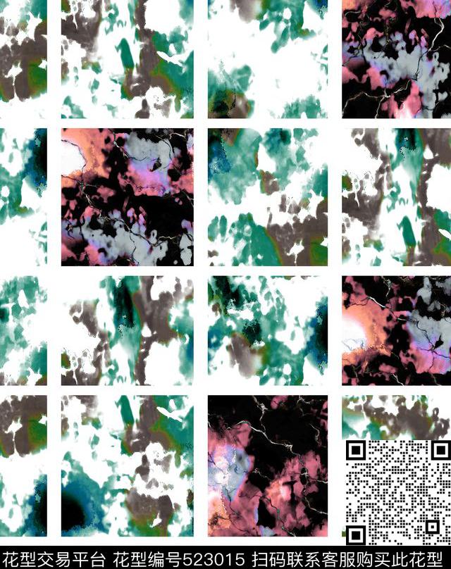 格子纹理大理石纹理水印数码印花华亿平台下载（图片编号: 523015） - 瓦栏（Walan）