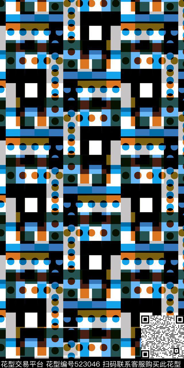 数码印花最新时尚面料印花服装设计传统印花华亿平台下载（图片编号: 523046） - 瓦栏（Walan）