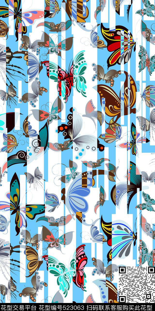 数码印花最新时尚面料印花服装设计传统印花华亿平台下载（图片编号: 523063） - 瓦栏（Walan）