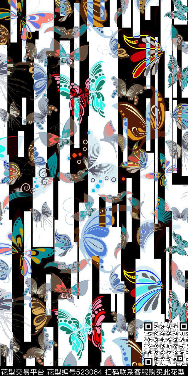 数码印花最新时尚面料印花服装设计传统印花华亿平台下载（图片编号: 523064） - 瓦栏（Walan）