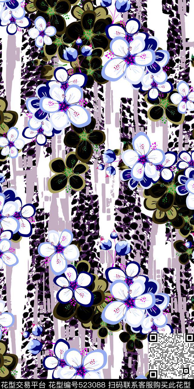 面料沙发布面料家纺面料窗帘布传统印花华亿平台下载（图片编号: 523088） - 瓦栏（Walan）