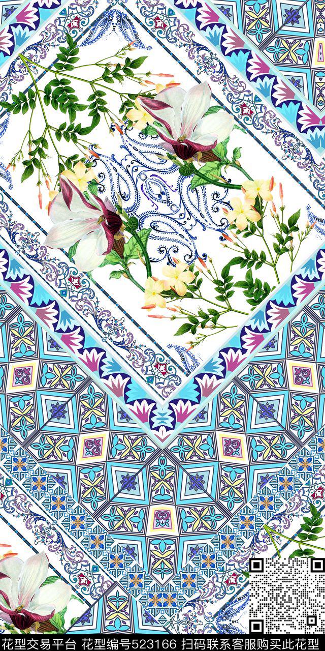 民族风欧美MAX-定位类数码印花华亿平台下载（图片编号: 523166） - 瓦栏（Walan）