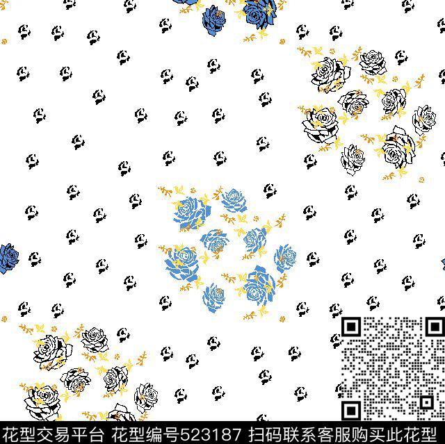 2016春夏麻料仿麻料传统印花传统印花华亿平台下载（图片编号: 523187） - 瓦栏（Walan）