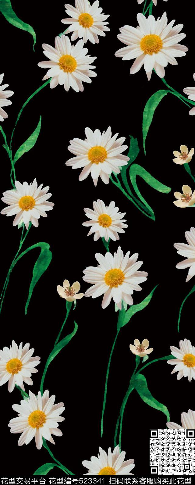 2016杜嘉班纳小菊花数码印花华亿平台下载（图片编号: 523341） - 瓦栏（Walan）