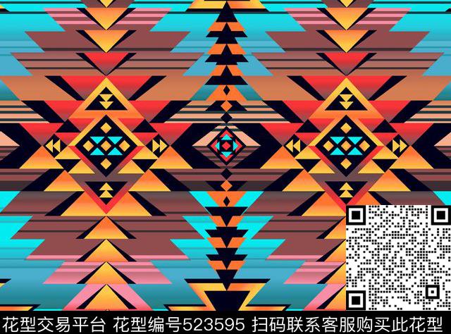 格子几何图华亿平台渐变效果传统印花华亿平台下载（图片编号: 523595） - 瓦栏（Walan）