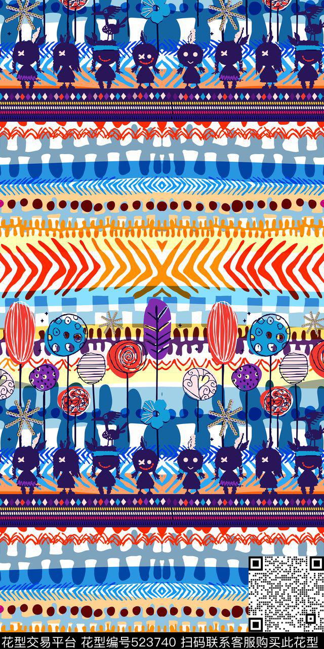 数码印花面料沙发布面料家纺传统印花华亿平台下载（图片编号: 523740） - 瓦栏（Walan）